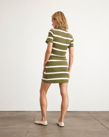 Short Striped Cody Dress  Tanya Taylor