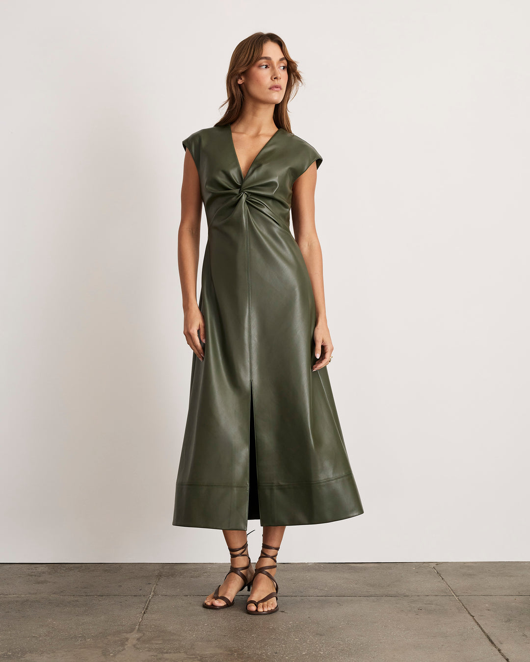 Tanya Taylor | Tracy Dress | Army Midi Dress - 10