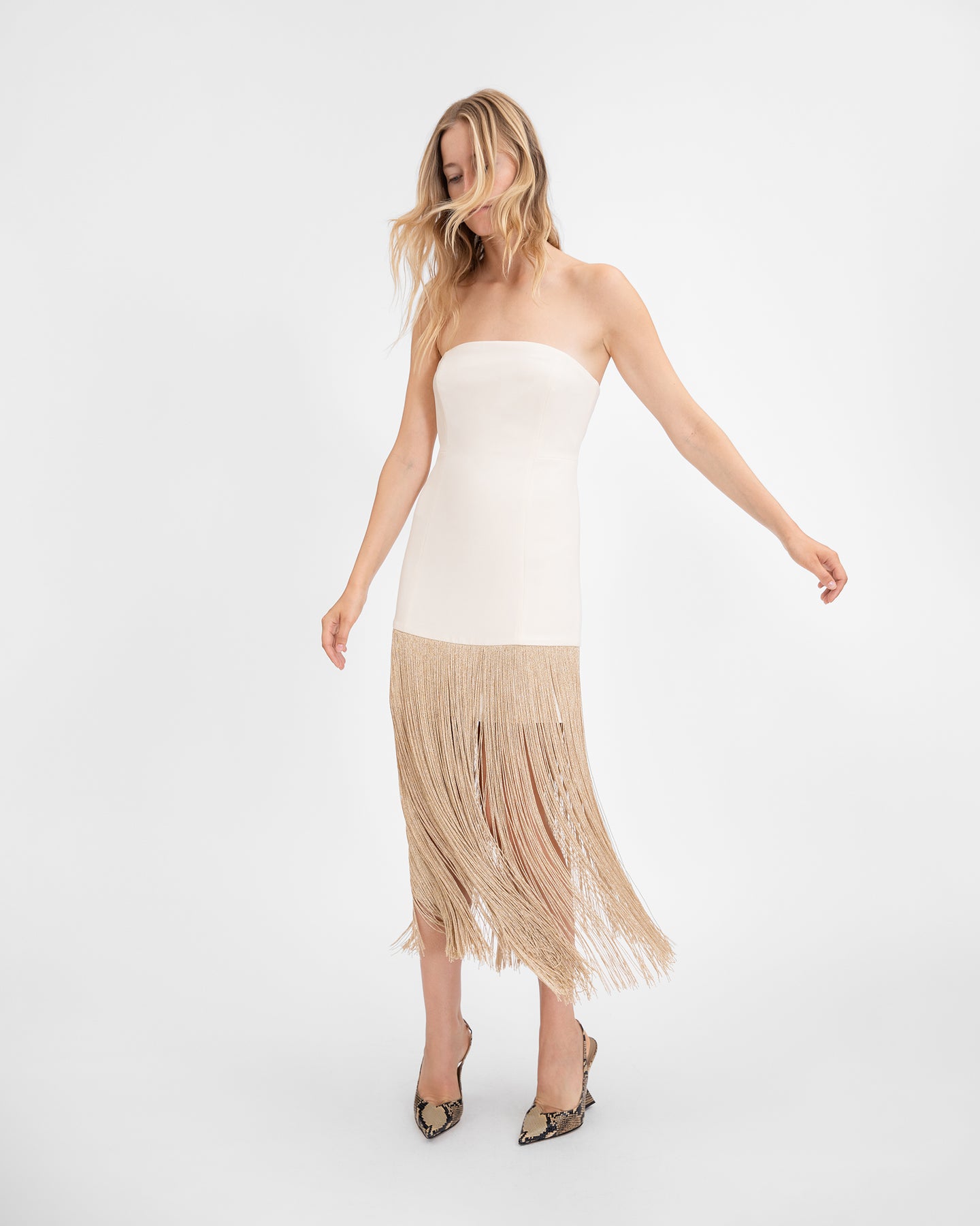 Tanya Taylor Zelda Dress Cream 14 F24D949538
