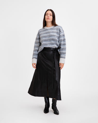 Vegan Leather Hudson Skirt – Tanya Taylor