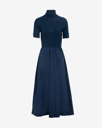 Tanya Taylor | Teresa Knit Dress | Navy Blue Midi Dress - Xxs Tanya Taylor | Teresa Knit Dress | Navy Blue Midi Dress - Xxs