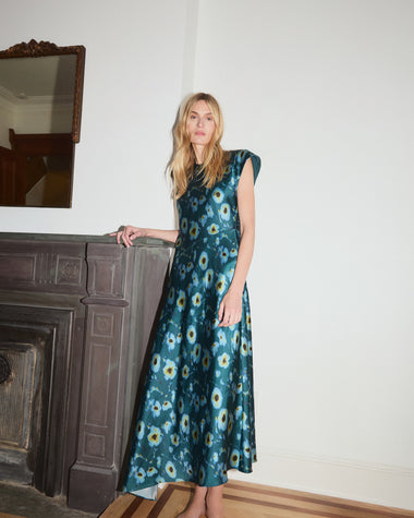 Tanya Taylor | Violeta Dress | Emerald Multi - 2 Tanya Taylor | Violeta Dress | Emerald Multi - 2