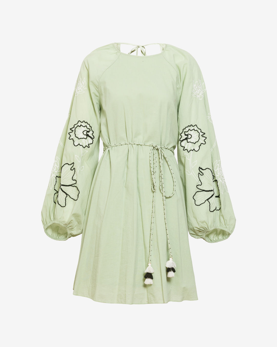 Tanya Taylor | Tay Dress | Sage Embroidered Dress