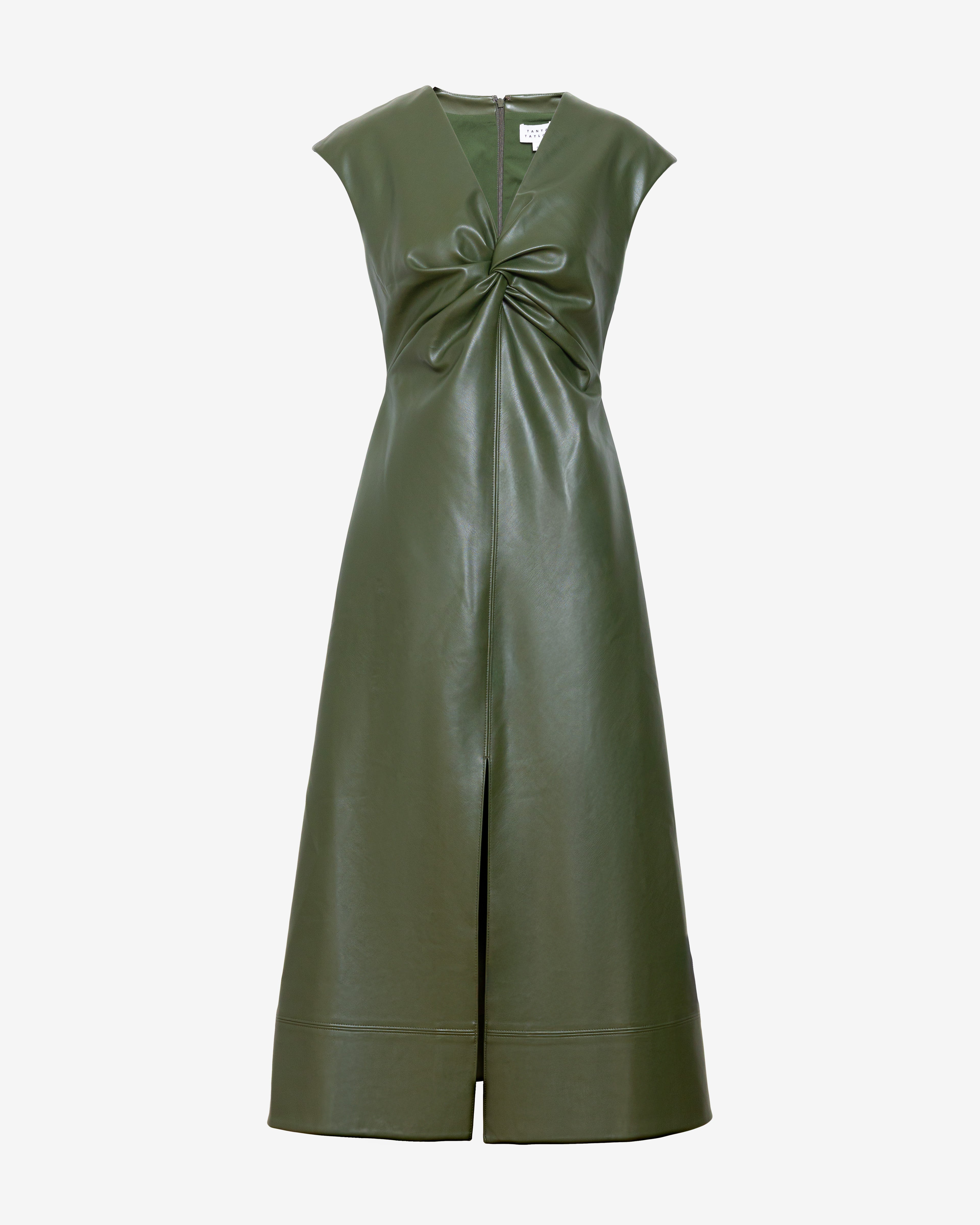 Tanya Taylor | Tracy Dress | Army Midi Dress
