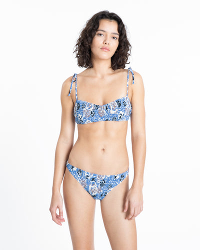 Valencia Smocked Bikini Top