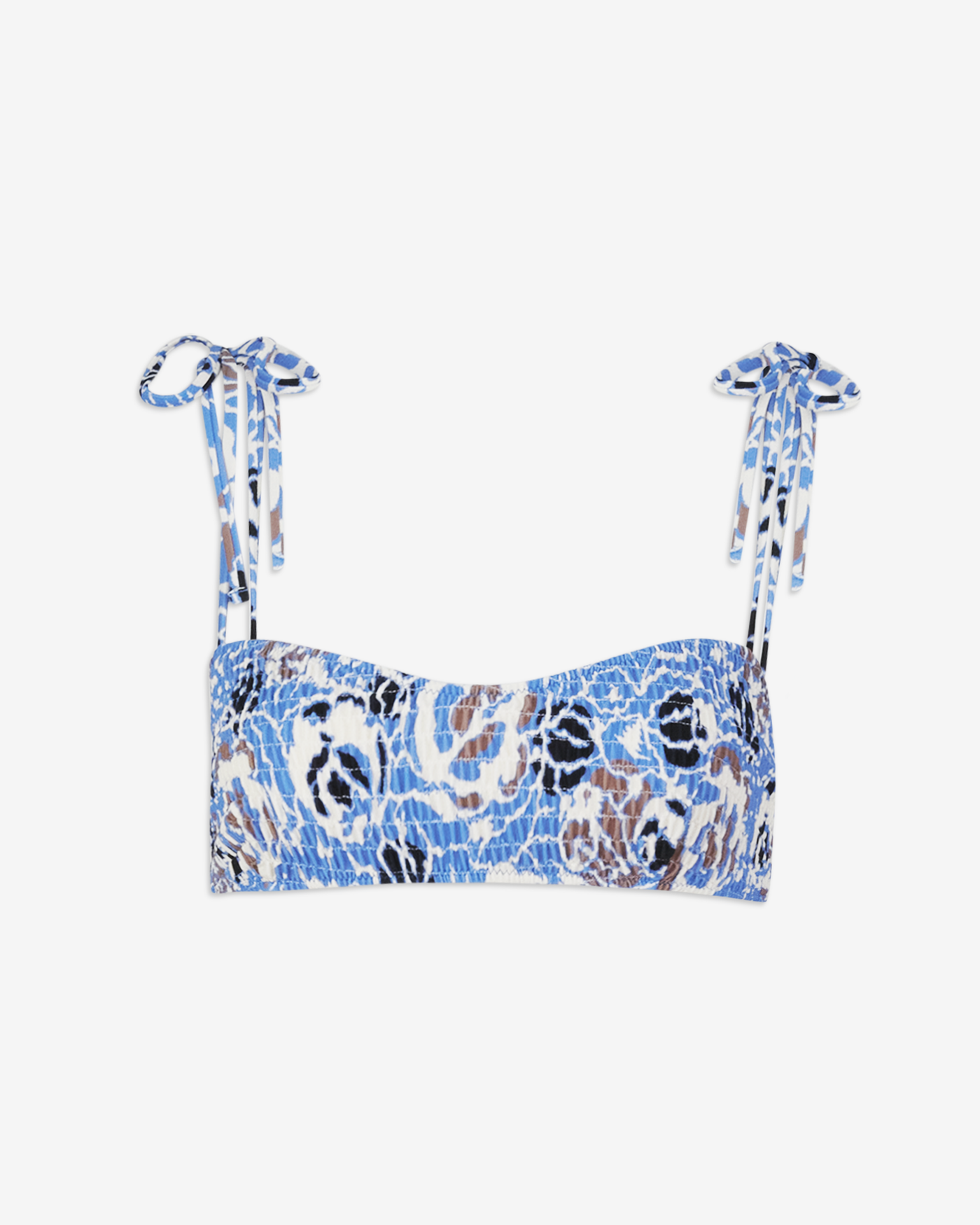 Valencia Smocked Bikini Top